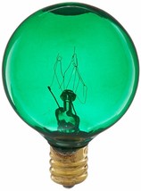 Bulbrite 10G12G 10W G12 Globe 130V Light Bulb Transparent Green - $15.86