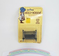 Vintage Holly Hobbie Metal DIE-CAST Collectors Miniatures Metal Rocking Cradle - £18.70 GBP