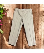 NWT Loft Women&#39;s The Riviera Slim Leg Pants Beige Tan Size 10P professio... - €25,66 EUR