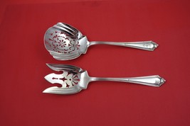 Plymouth by Gorham Sterling Silver Salad Serving Set AS pierced 9&quot; - €304,34 EUR