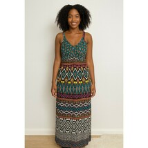 Robbie Bee Tribal Print Maxi Dress – Size M – - $21.78