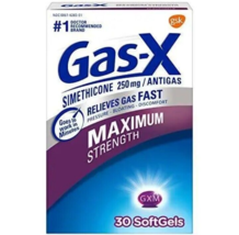 Gas-X Maximum Strength Gas Relief Softgels with Simethicone 250 mg - 30 Count - £16.56 GBP