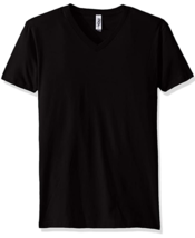 Marky G Apparel Men&#39;s Cotton V-neck T-Shirt Black Size Large NWT - £7.05 GBP