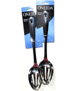 2 Oneida Slotted Serving Spoon Dinner Party Wedding 28002 12 Inch - $41.13 CAD