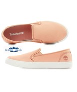 Timberland Women&#39;s Newport Bay Canvas Textile Pink Slip On Shoes A1YTT A... - £29.82 GBP
