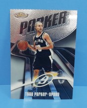 2003-04 Topps Finest #9 Tony Parker San Antonio Spurs NBA - £0.77 GBP