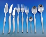 Duo by Christofle Silverplate Flatware Service for 12 Set 116 pieces Dinner - £5,380.52 GBP