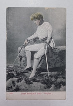 Paris Theatre Artist Sarah Bernhardt In L&#39;aiglon 1904 Hand Color Old Vintage Pc - £11.36 GBP