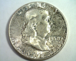 1958 Franklin Half Dollar Choice Uncirculated Ch. Unc. Attractive Toning / Color - £20.45 GBP