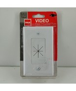 RCA Voxx Video/Audio Cable Pass Thru Wall Plate with Mounting Tabs VH64R... - $17.46 CAD