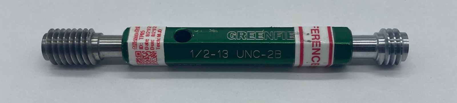 GreenField TP05 Go NoGo Thread Plug Gage 1/2-13 UNC-2B  - $107.00