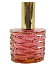 Beautiful Pink and Gold VCA Lead Crystal Perfume Bottle Empty Cristal France - $9.40