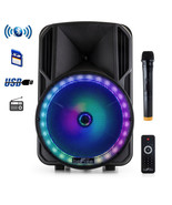 beFree Sound 12 Inch PA Bluetooth Rechargeable Portable Party Speaker wi... - £90.39 GBP