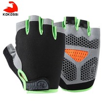 KoKossi Men Women Half Finger Fitness Gloves  Anti-slip Weightlifting Dumbbell H - £85.77 GBP