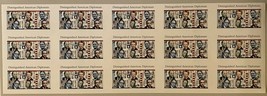 Distinguished American Diplomats Press Sheet of 15 Panes of Six 39 Cent Stamps - £67.93 GBP