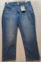Lee Riders Capri Jeans Womens Size 10M Blue Denim Cotton Straight Leg Mid Rise - £19.48 GBP