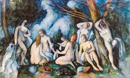 12583.Room Wall Poster.Interior art design.Paul Cezanne painting.The Bathers - £12.73 GBP+