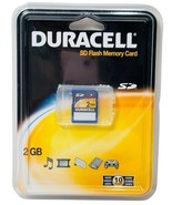 Duracell SD Flash Memory Card 2 GB, New in Original Unopened Packaging - $13.37