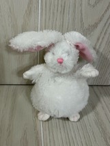 Aurora small mini plush white round beanbag bunny rabbit Easter stuffed toy - £12.22 GBP