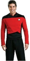 Star Trek The Next Generation TV Red Command Uniform Deluxe Shirt NEW UNWORN - £39.95 GBP