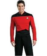Star Trek The Next Generation TV Red Command Uniform Deluxe Shirt NEW UN... - €43,73 EUR