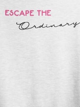 Time &amp; Tru Women&#39;s Size Large (12-14) &quot;Escape The Ordinary&quot; Sweatshirt - £17.93 GBP