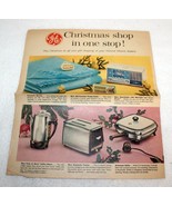 Rare General Electric GE Christmas Advertising Flyer Family Weekly Nov. ... - $284.91 MXN