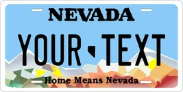 Nevada 2017 License Plate Personalized Custom Car Bike Motorcycle Moped key tag - £8.78 GBP+