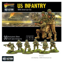 Warlord Games Bolt Action US Infantry WWII American GI Figures - £49.68 GBP