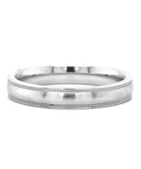 INOX Silver Tone Cobalt Classic 4mm Brushed Band Ring Band Ring Size 12 - $117.58