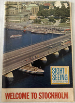Sight Seeing Stockholm Vintage Booklet Brochure Pamphlet - £31.10 GBP