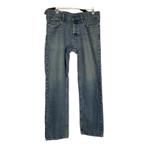 Hollister Men&#39;s Distressed Classic Straight Leg Denim Jeans Size 32X30 - £25.75 GBP