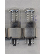 Rare! Matched Pair of 1578/6N8S MELZ Holed Anodes Metal Base Vacuum Tube... - £589.53 GBP