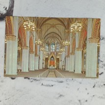 Vintage Postcard Interior Of Cathedral Of St Helena Montana Unposted  - £5.17 GBP