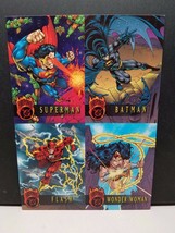 1995 Skybox DC Firepower Outburst Embossed Promo Card Sheet - $12.38