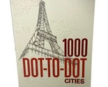 1000 Dot to Dot Book Cities Large Unused Paperback - $7.43