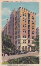 Alhambra Hotel Miami Florida FL Postcard C04 - £2.33 GBP