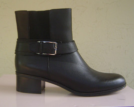 New Bandolino Black Brown Leather Boots Size 7.5 M Size 8 M $100 - £61.31 GBP