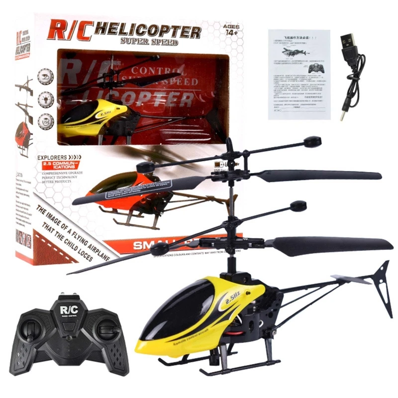 Helicopter RC Toys Mini Drone Rechargeable Infrared Induction Remote Control RC - £13.44 GBP+