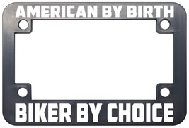 American By Birth Biker by Choice motorcycle license plate frame - £8.52 GBP+