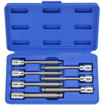 NEIKO 10243A 3/8-Inch-Drive Extra-Long Ball-End Hex-Bit Socket Set, Metr... - $27.99