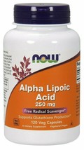 NOW® Alpha Lipoic Acid, 250 mg, 120 Veg Capsules - £23.77 GBP