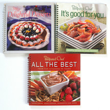 The Pampered Chef 3 Books Delightful Desserts, Its Good For You, All the Best - £12.41 GBP