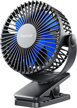 Portable Clip on Fan Battery Operated, Small Powerful 3 Speed Quiet 360°... - $18.80