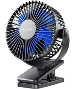 Portable Clip on Fan Battery Operated, Small Powerful 3 Speed Quiet 360°... - $18.80