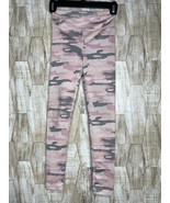 90 Degree by Reflex Girls Leggings Size M ( 10 ) Pink Camouflage Pants - $304.63 MXN