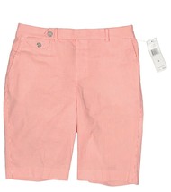 NEW $70 Ralph Lauren Womens Seersucker Shorts!  10 12 14  Orange &amp; White... - $37.99