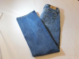 American Eagle Denim Women&#39;s Junior&#39;s Blue Jeans Pants 4 Short Denim EUC - $20.58