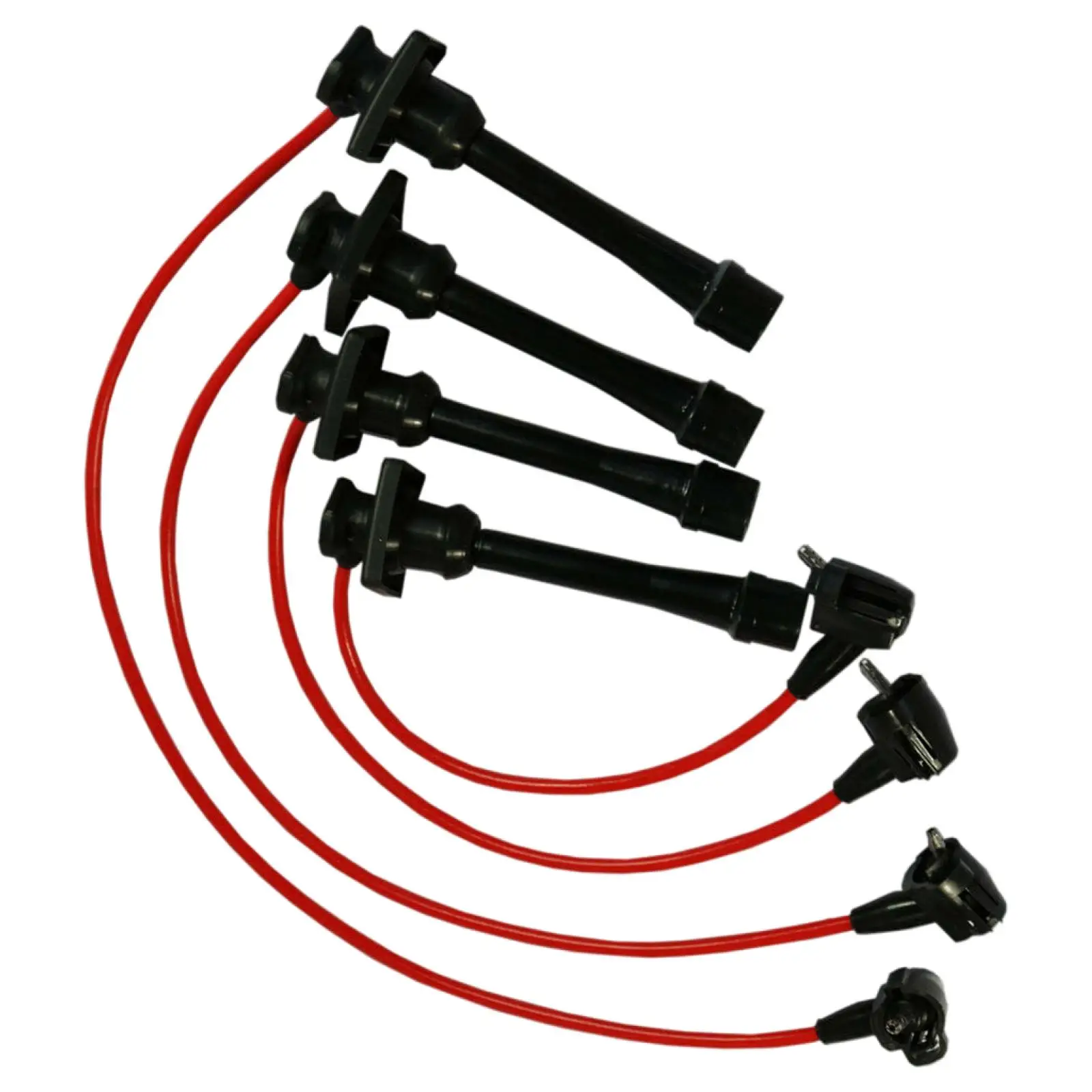 4Pcs Silicone Spark Plug Wires Set for Toyota Corolla 1993-1997, GeoPrizm 1.8L - £26.13 GBP