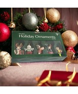 KIRKLAND SIGNATURE Christmas Porcelain  Ornaments Set of Five New Sealed... - $31.22 CAD